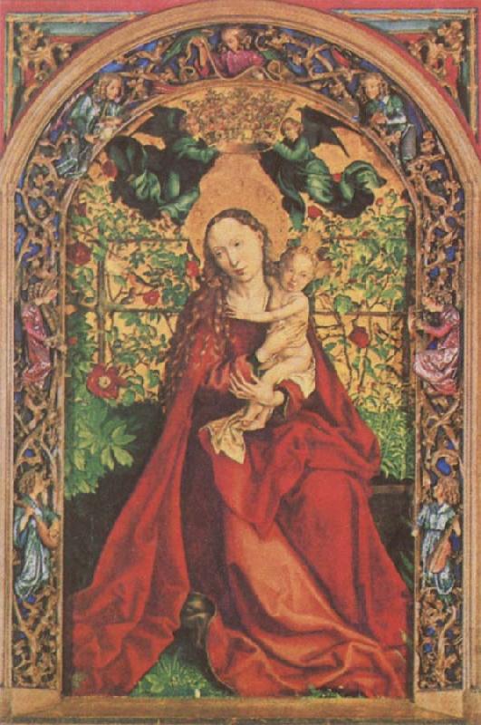 Martin Schongauer Madonna at the Rose Bush oil painting image